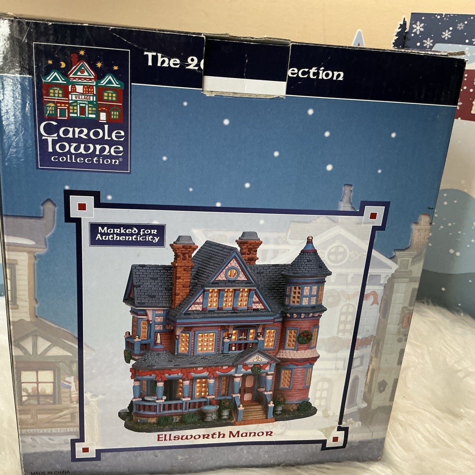 LEMAX Carole Towne Collection 2006 ELLSWORTH MANOR w/ LIGHT IN  BOX LEMAX - KOEEK