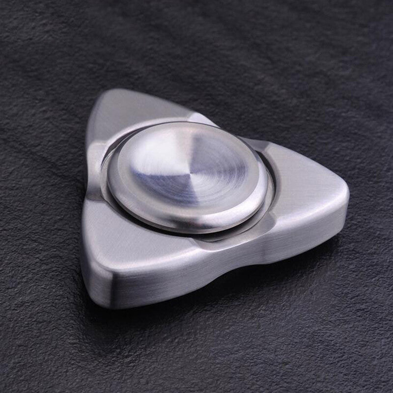 Focus Stress Relievers Stainless Steel Fidget Hand Spinner Finger Gyro EDC Toys 07FC0E-D4 - KOEEK