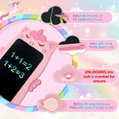 new Toys for 1 2 3 Year Old Girl Gifts,10IN LCD Writing Tablet Pink 07FC0E-D4 - KOEEK