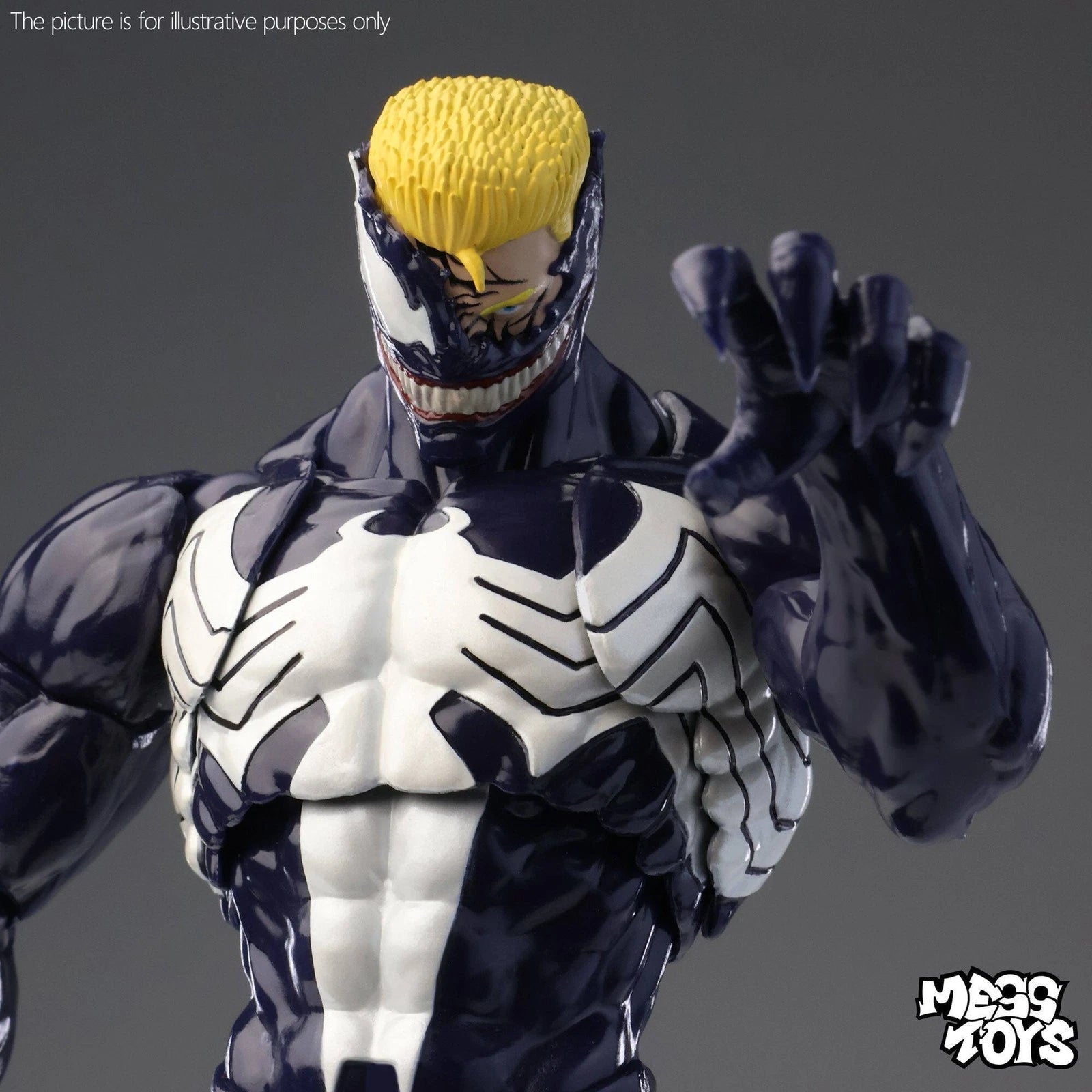IN STOCK Mess Toys Venom Lethal Neighbor 1/12 Spider-Man Symbiote Action Figure MESS_TOYS - KOEEK