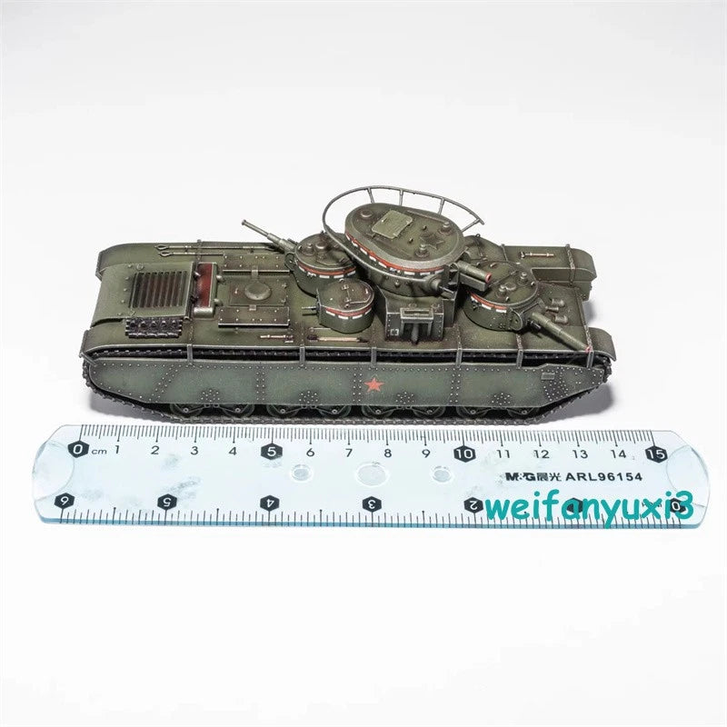 AM 1/72 Soviet T-35A Multi-Turret Heavy Tank with Opening Hatches Finished Model AM - KOEEK