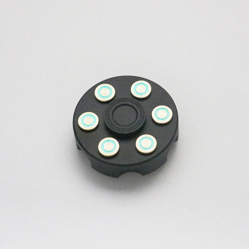Revolver Clip Luminous Fidget Spinner EDC Metal Hand Spinner Adult Fidget Toys 07FC0E-D4 - KOEEK