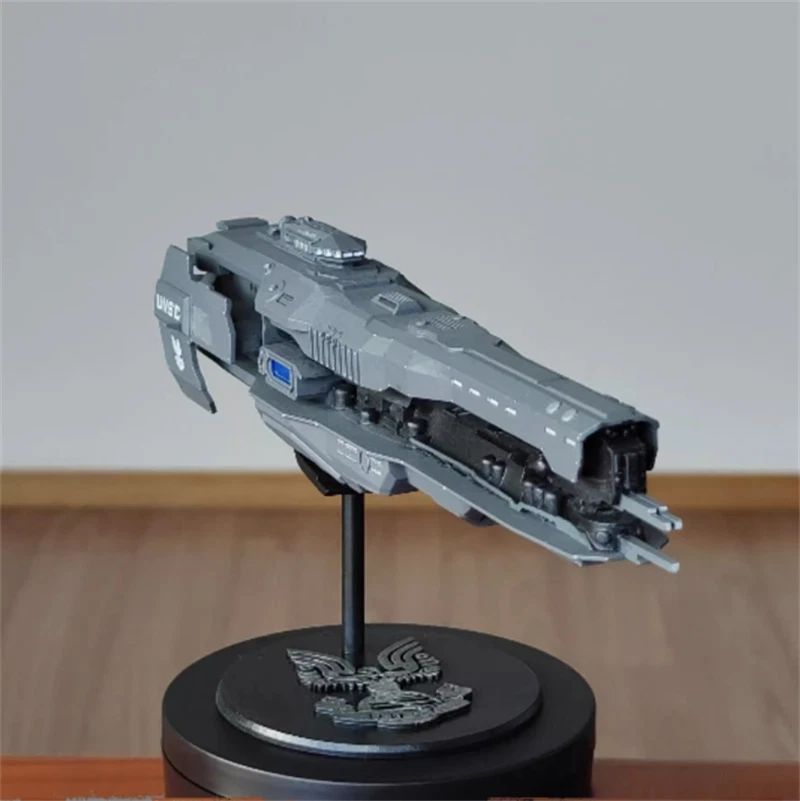Halo 4 UNSC Resin sci-fi Spaceship Model Resin Spacecraft Handmade Figure Toy 07FC0E-D4 - KOEEK