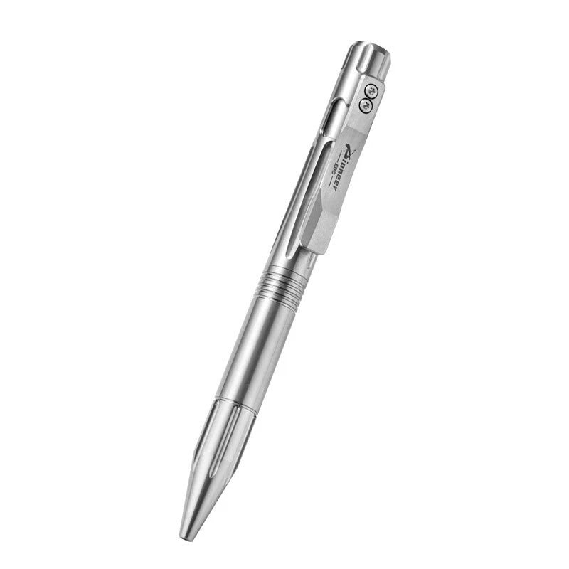 Titanium Alloy Pocket Ballpoint Pen Office Signature Pen Student Stationery 07FC0E-D4 - KOEEK