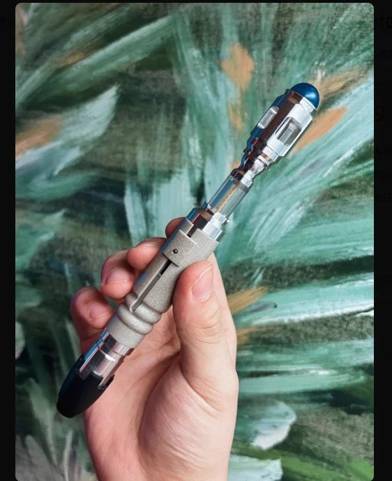 NAWYA Replica Doctor Who 9th/10th/11th/12th Metal Sonic Screwdriver LED & Sounds 07FC0E-D4 - KOEEK