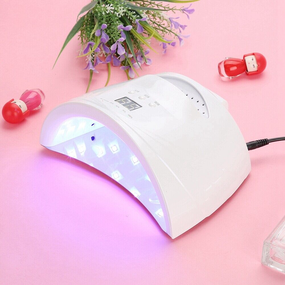 ny 48W Trådløs Nail Lamp Nail Led UV Light Nail Polish Dryer Tool US Plug