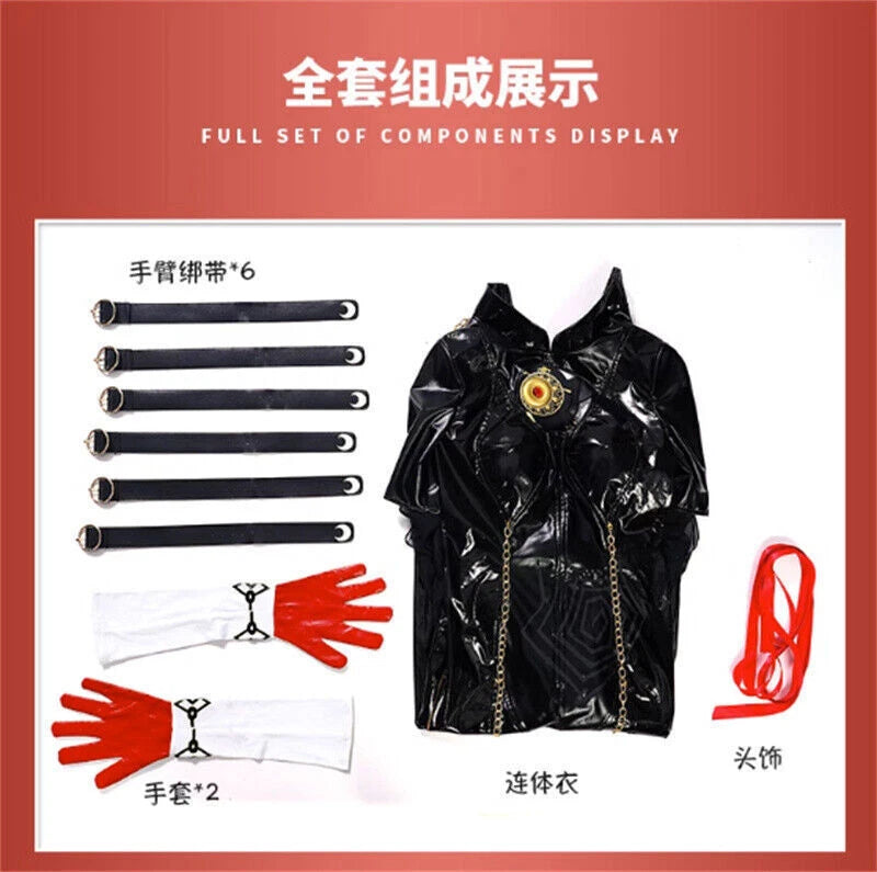 Bayonetta Bodysuit Cosplay Tights Women Cosplay Costume Uniform Party Dress Suit 07FC0E-D4 - KOEEK