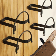 new Taozun Cowboy Hat Rack 4 Pack Wall Mount Black Hooks for Display TAOZUN - KOEEK
