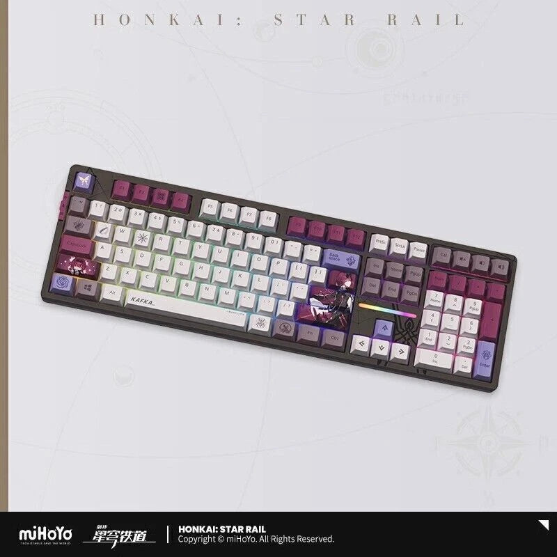miHoYo Honkai Star Rail Kafka RGB Official Mechanical Keyboard Backlit Keyboard 07FC0E-D4 - KOEEK