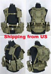 STOCK! Russia Smersh Tactical Combat Chest Gear Vest Rainbow 6 Chest Rigs AK Set 07FC0E-D4 - KOEEK