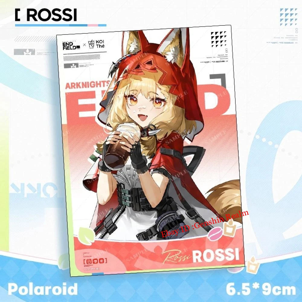 4Pcs/Set Anime Arknights:Endfield Limited Edition Card Decor Collection Gift 07FC0E-D4 - KOEEK