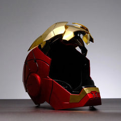 Stock AUTOKING Gold Iron Man MK5 1:1 Wearable Helmet Deformed Voice-control Mask AUTOKING - KOEEK