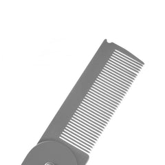 EDC Titanium Comb Folding for Beard Shaving Hair Style Pocket Carry Keychain Hot 07FC0E-D4 - KOEEK