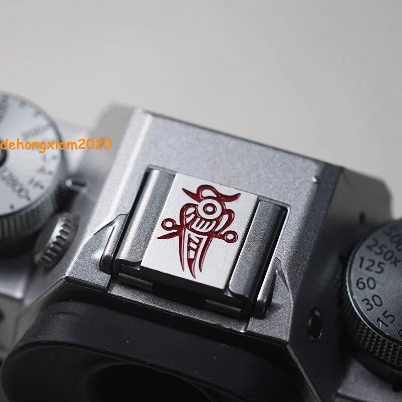 Mahjong Theme Hot Shoe Cover Metal Release Camera Button For Fujifilm XT5 XT30 07FC0E-D4 - KOEEK