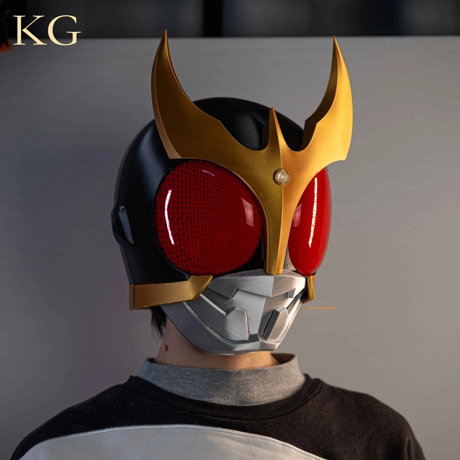 Masked Rider KAMEN RIDER Kuuga 3D Printed LED Wearable Helmet Mask Cosplay Prop 07FC0E-D4 - KOEEK