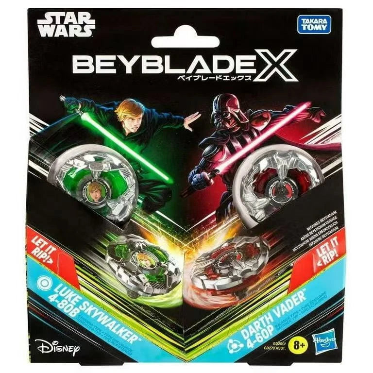 TAKARA TOMY Starwars Luke Skywalker 4-80B Darth Vader 4-60P Beyblade X Booster TAKARA - KOEEK