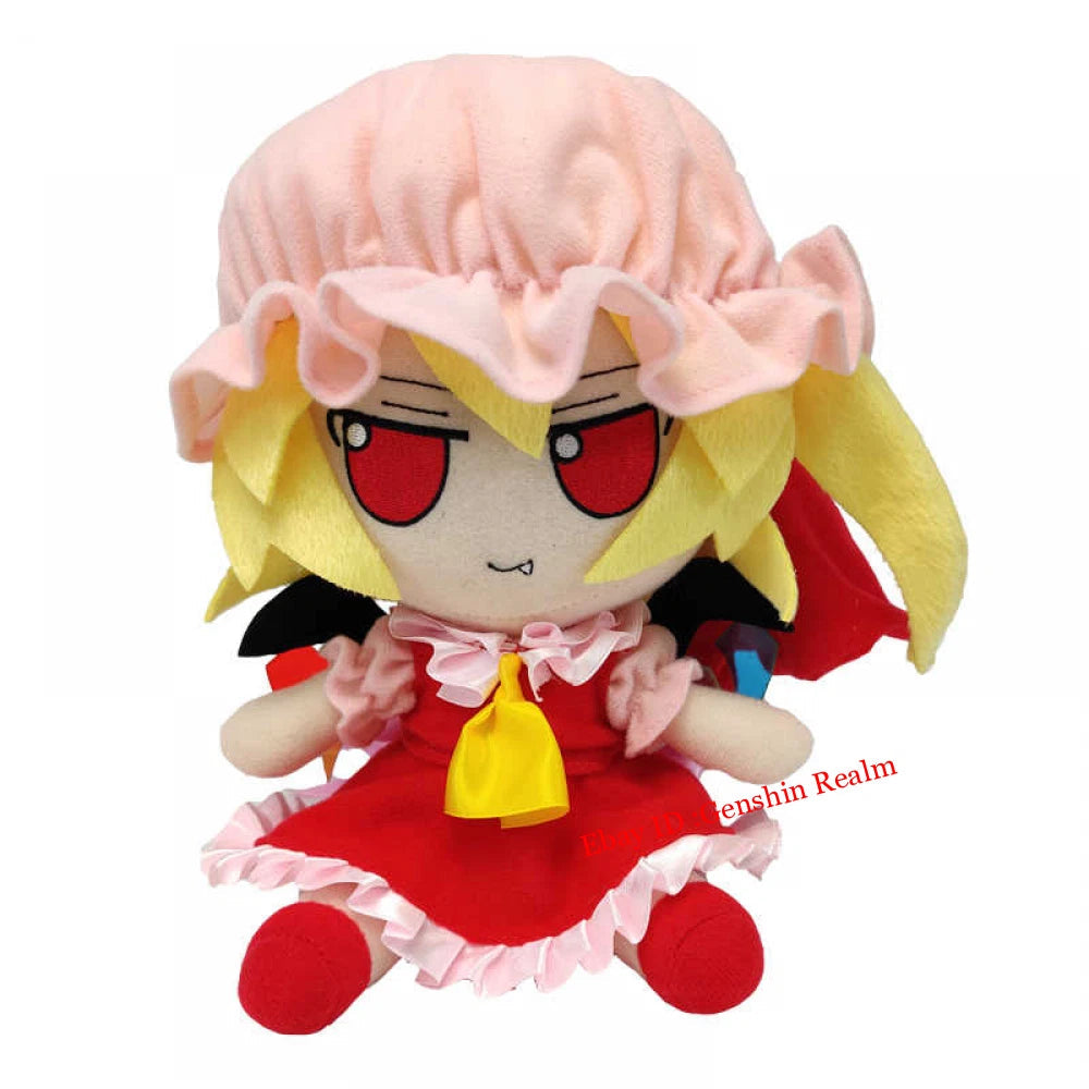 Anime Touhou Project Fumo Series Flandre Scarlet Plush Doll Cartoon Gift 20cm 07FC0E-D4 - KOEEK