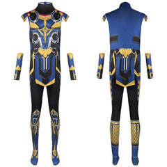 Thor：Love and Thunder Adult Tight Fitting Male Female Cosplay Costume Jumpsuit 07FC0E-D4 - KOEEK