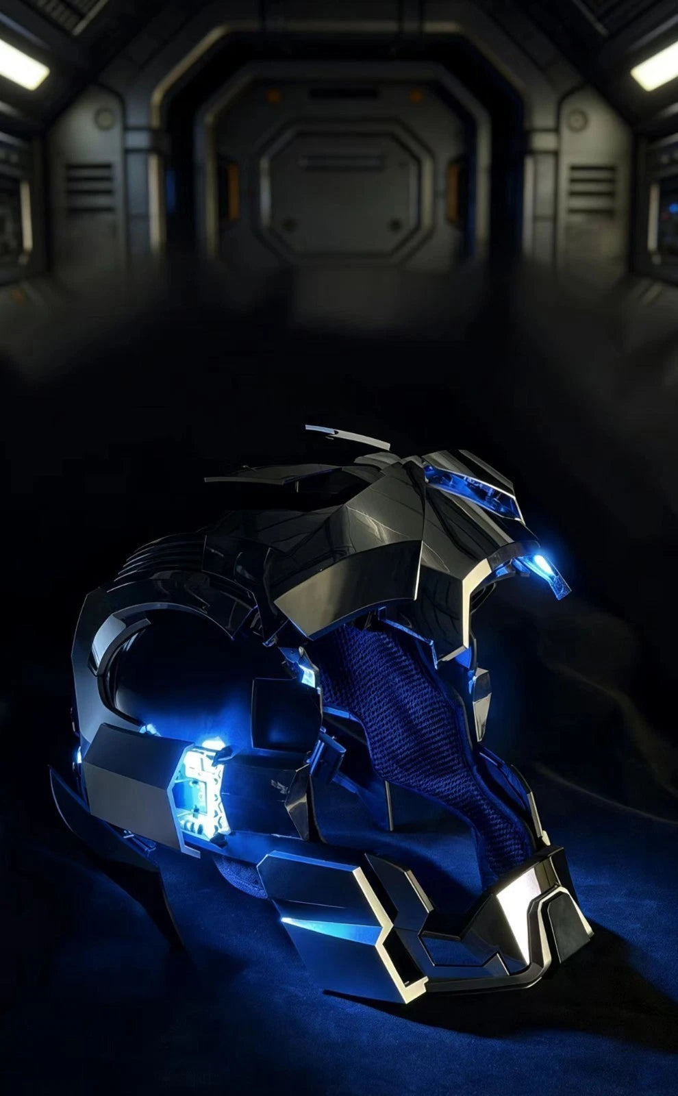Iron Man Helmet MK17 1/1 Wearable Helmet English Voice-controlled Mask Transform 07FC0E-D4 - KOEEK