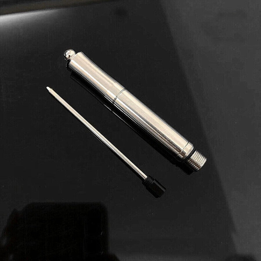 Titanium Alloy Ballpoint Pen Portable Keychain Signature Pen Outdoor EDC Tools 07FC0E-D4 - KOEEK