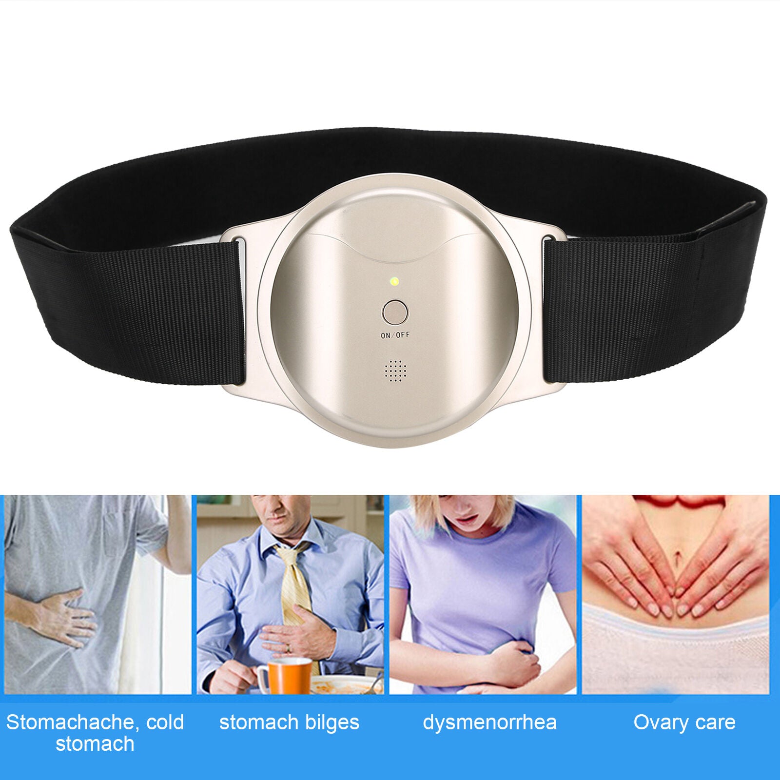 new Abdominal Massager Electric Therapy Constant Temperature Massager (EU Plug ) HGF koeek - KOEEK