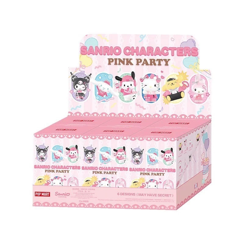 Authentic SANRIO CHARACTERS PINK PARTY Series Blind Box Confirmed Figures Toy 07FC0E-D4 - KOEEK