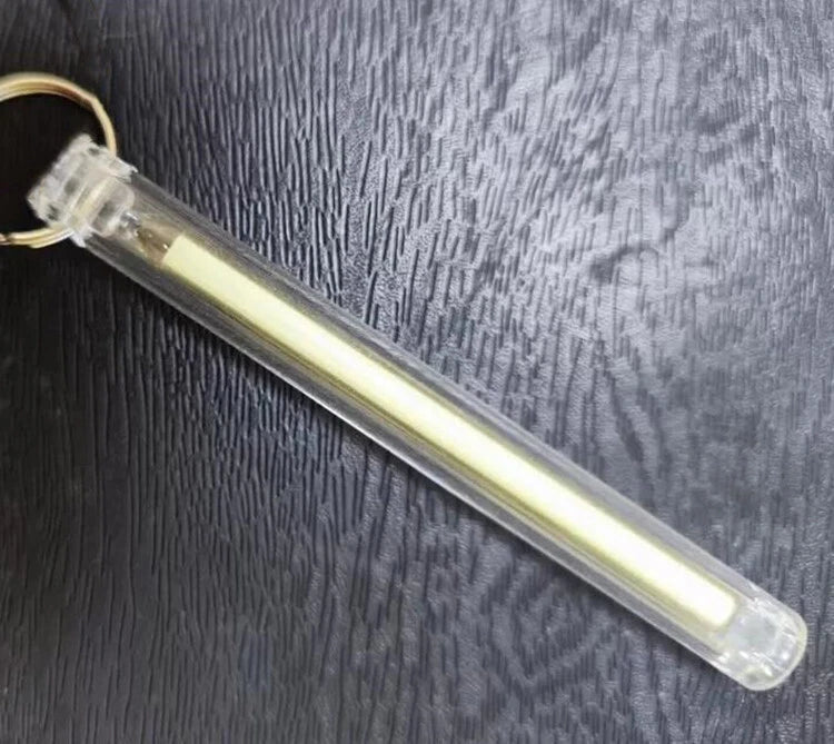 Key Chain Pendant 5*80/100mm Acrylic Shell Green Tube 25 Years Life Light Tube 07FC0E-D4 - KOEEK