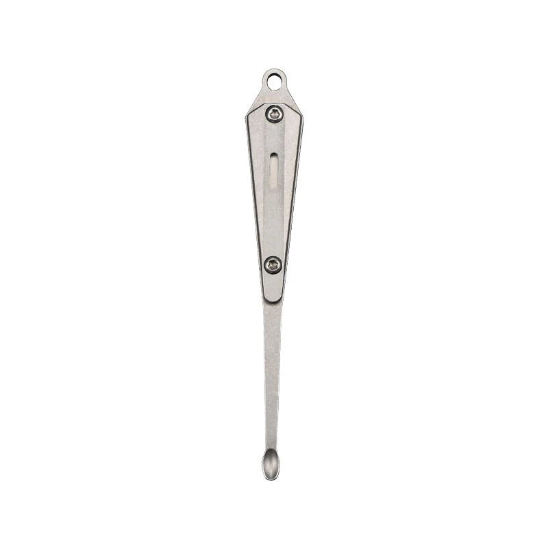 EDC Large Titanium Alloy Earwax Cleaner Ear Pick Wax Remover Spoon Clean Health 07FC0E-D4 - KOEEK