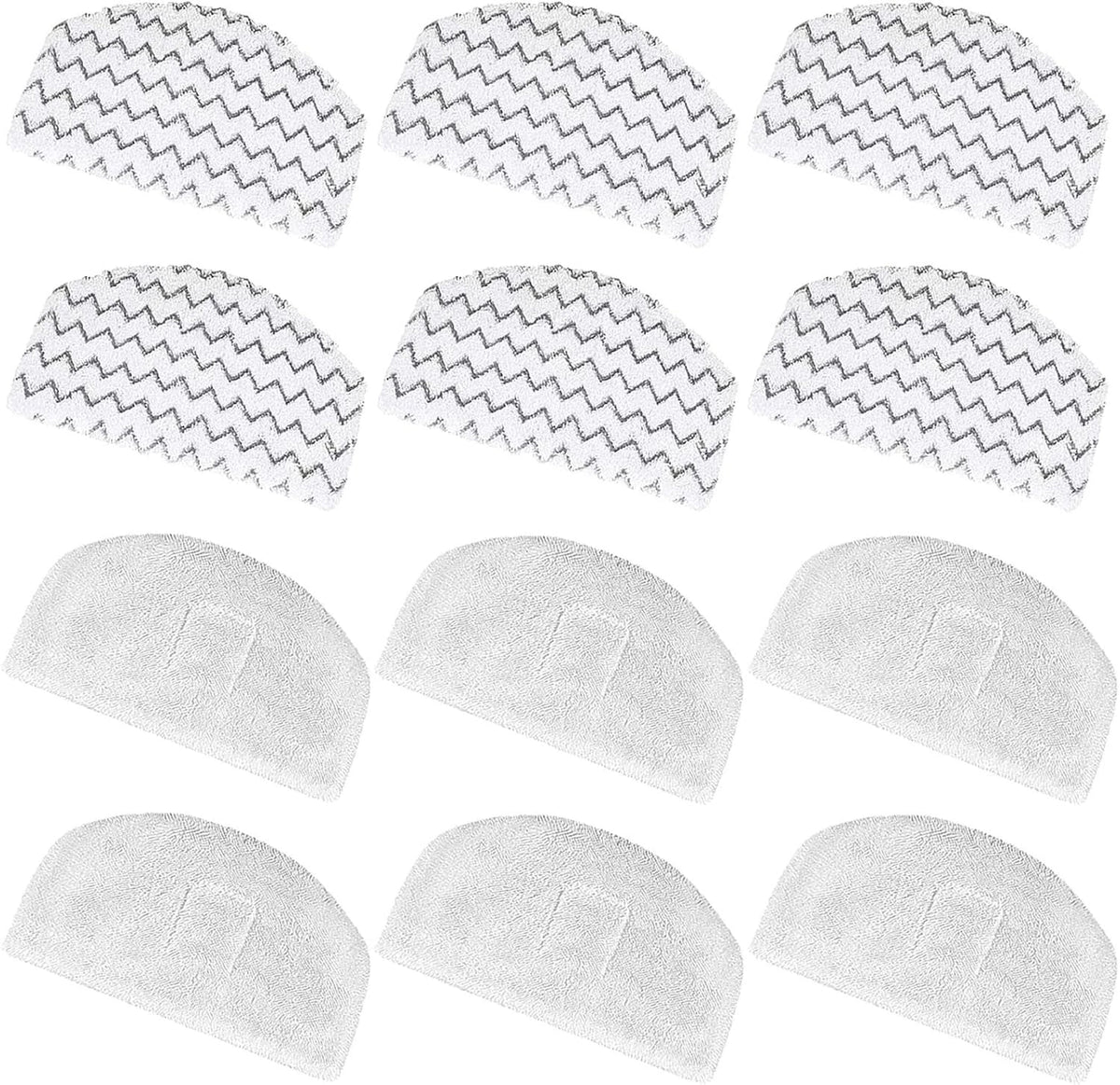 12-Pack 1940 Steam Mop Replacement Pads for Bissell Powerfresh Steam Mop 07FC0E-D4 - KOEEK