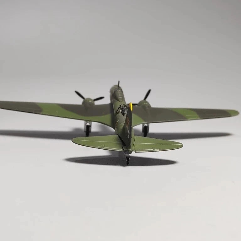 1:144WWII IL-4Bomber Alloy Model Simulation Military CollectionMiniatureOrnament 07FC0E-D4 - KOEEK