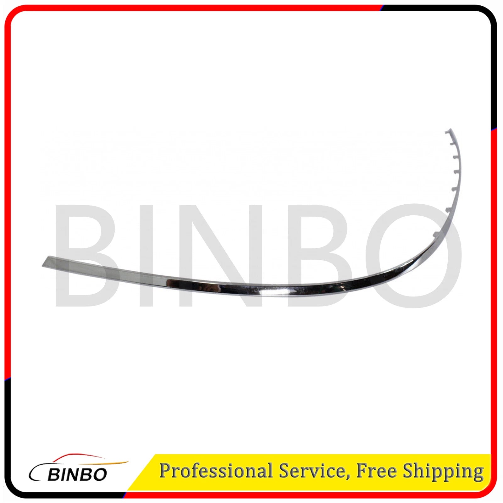 Set of 2 Rear LH & RH Side Chrome Bumper Molding Fits E300 E350 E400 E550 07FC0E-D4 - KOEEK
