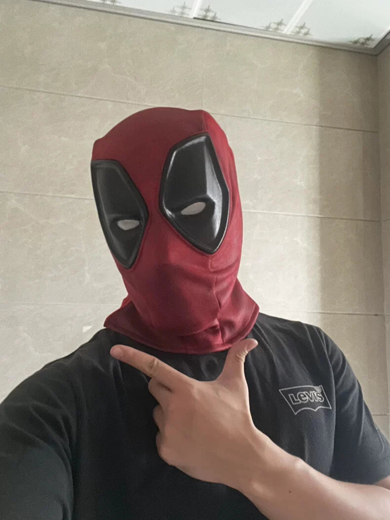 Deadpool 3 Cosplay Prop Mask Wade Wilson Mens Red Mask Halloween High Quality 07FC0E-D4 - KOEEK