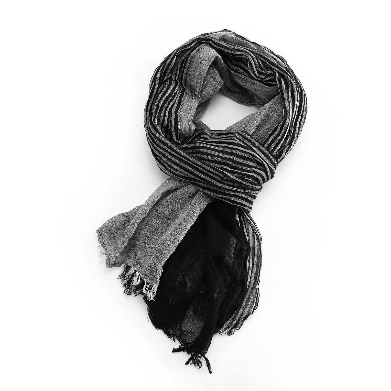 Mens Soft Cotton Made Bandana Scarf Stitching Colors Autumn Winter Shawl Necktie 07FC0E-D4 - KOEEK