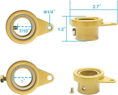 new MOFEEZ Flagpole Rotating Rings,360 Degree Pack of 2 Gold, 2 -Gold MOFEEZ - KOEEK