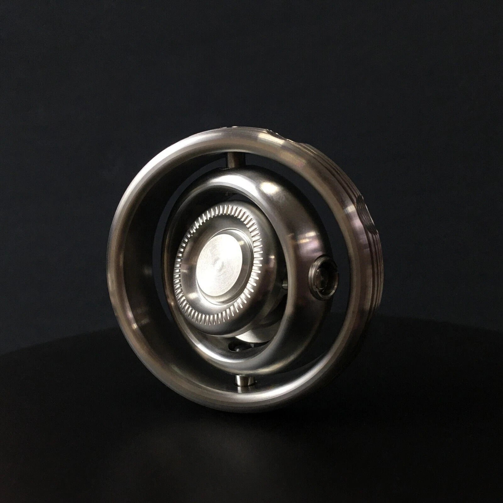 EDC Gyroscope Stainless Steel Hand Fidget Stress Relief Focus Toy gift 07FC0E-D4 - KOEEK