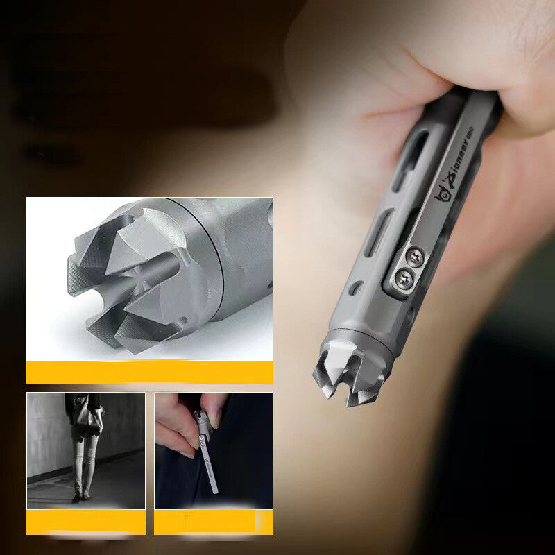 EDC Titanium Alloy Ball Pen Office Signature Business Ballpoint Pen G2 Refills 07FC0E-D4 - KOEEK