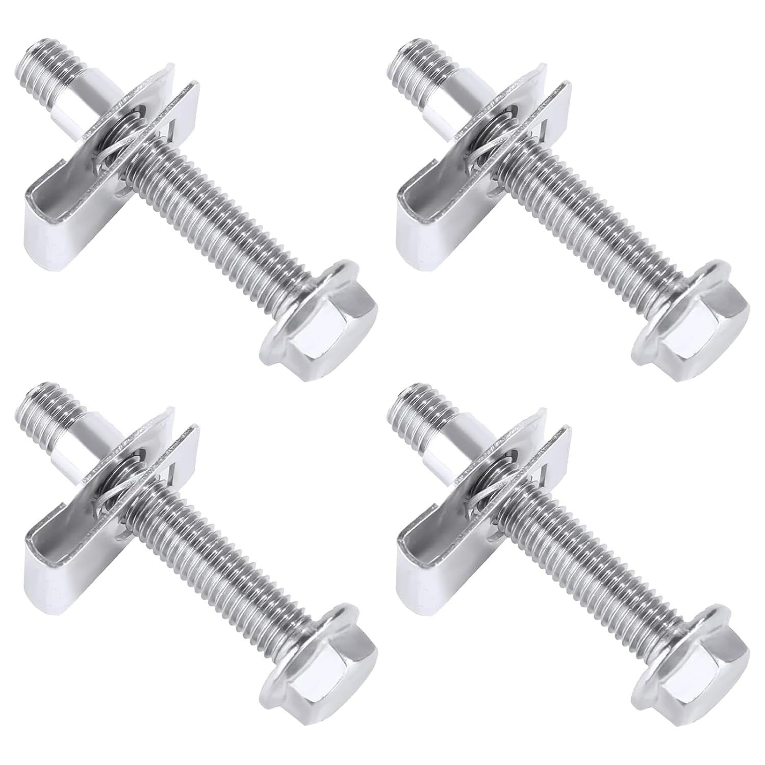 new Fuel Tank Strap Bolts, 304 Stainless Steel One Size, Silver 07FC0E-D4 - KOEEK