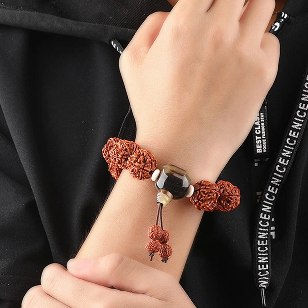 Bodhi Hand Bracelet Natural Bodhi Bracelet Ornament Chic Bracelet 07FC0E-D4 - KOEEK