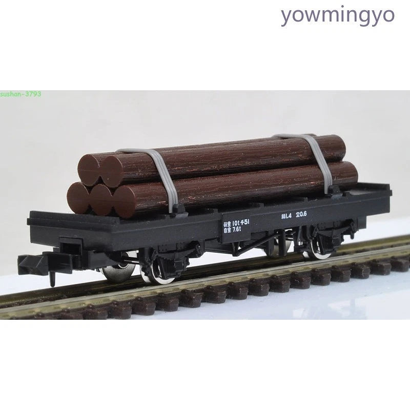 1/160 N Scale Gauge Jnr Chi1 Type Lumber Flatbed Mini Freight Wagon Railway Car 07FC0E-D4 - KOEEK