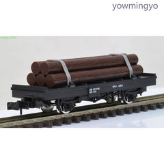 1/160 N Scale Gauge Jnr Chi1 Type Lumber Flatbed Mini Freight Wagon Railway Car 07FC0E-D4 - KOEEK