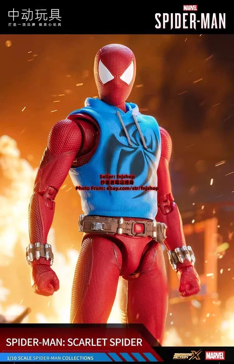 ZD Toys Spider-Man Scarlet Spider 1/10 Collectible Action Figure Boxed IN STOCK ZD_TOY - KOEEK