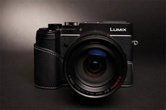 Panasonic Lumix GX8 Leather Half Case Camera Body Handmade Retro Cover Insert TP TP - KOEEK