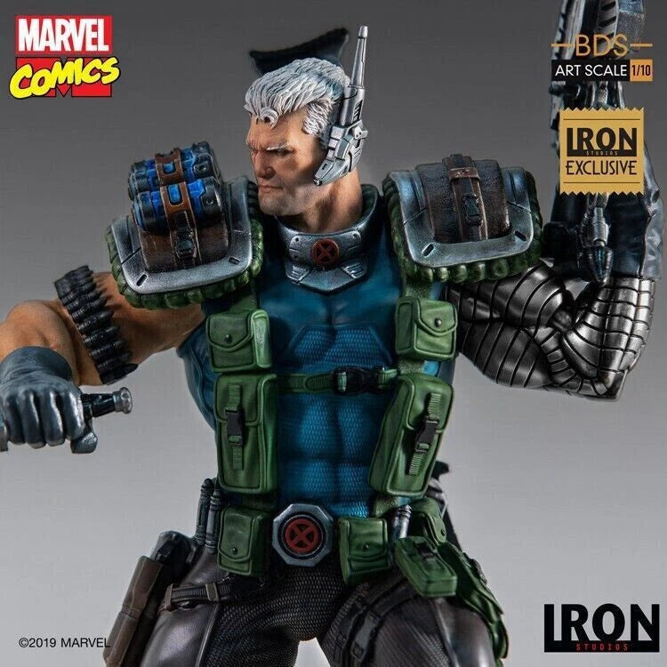 Iron Studios MARCAS17919-10 1/10th CABLE Display Statue Action Figure Doll Model 07FC0E-D4 - KOEEK