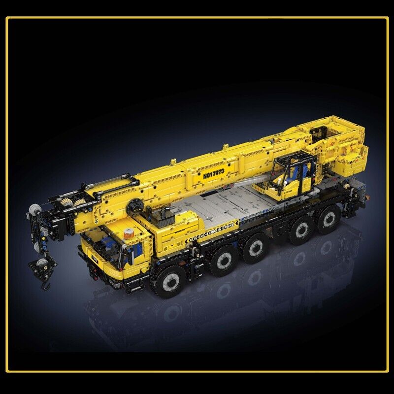 new Mould King 17073 Engineering Crane Yellow Truck Building Block Remote Control MOULD KING - KOEEK