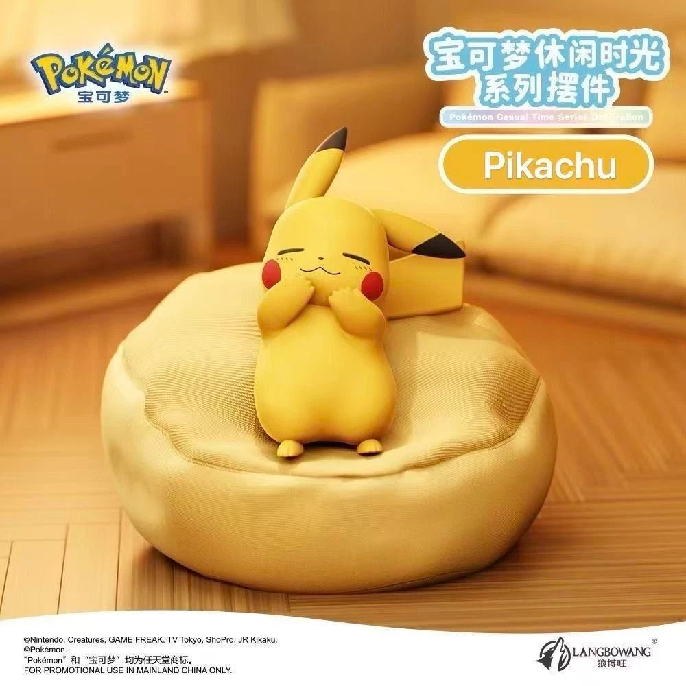 Pikachu Meowth Charmander Munchlax Slowpoke Rowlet Casual Time Collection 07FC0E-D4 - KOEEK