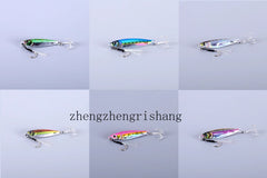 6PCS Metal Jigs Offshore Micro Butterfly Fishing Lure For Tuna Snapper 7g -80g 07FC0E-D4 - KOEEK