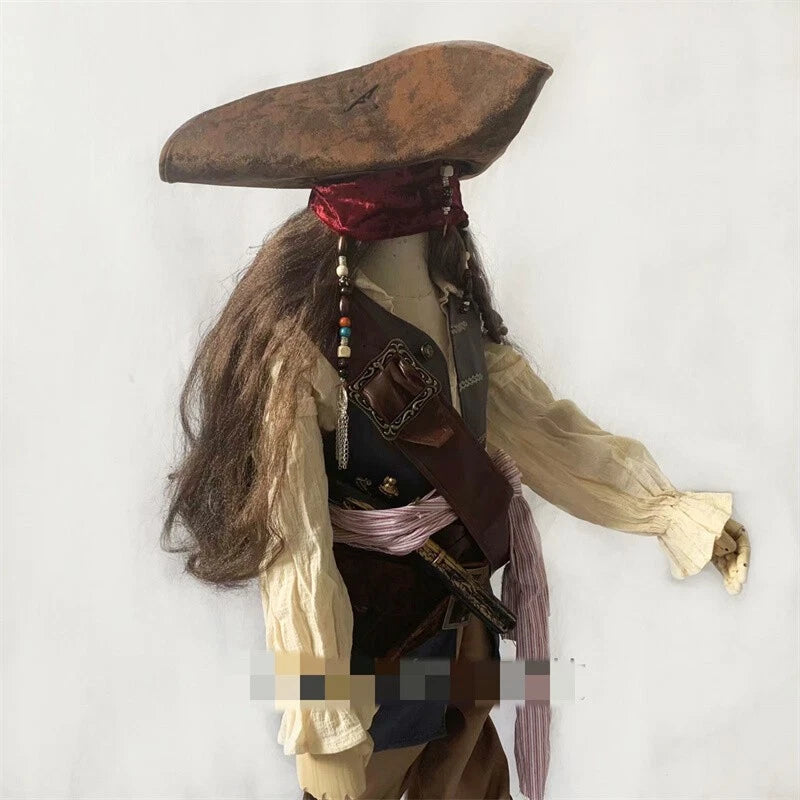 Pirates of the Caribbean Jack Sparrow Costume Cosplay Kids Outfits Halloween 07FC0E-D4 - KOEEK