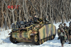 GO-TRUCK 1/6 WWII German Assault Tank No. 3 Metal Model Grey Color In Stock GO-TRUCK - KOEEK