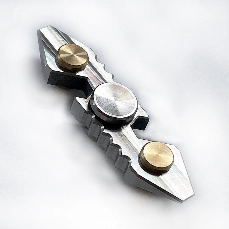 TITANER Titanium Gyroscope Fingertips Spinning Top Gearwheel Toy Pry Bar Tool 07FC0E-D4 - KOEEK