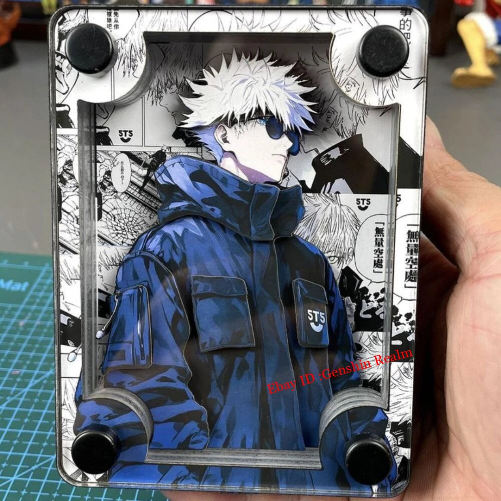 Anime Jujutsu Kaisen Gojo Satoru Acrylic Brick 3D Card Collection Decor Gift 07FC0E-D4 - KOEEK